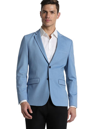 Peter England Men's Blazer (PIBZSNSPA62868_Blue 