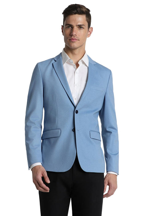 Peter England Men's Blazer (PIBZSNSPA62868_Blue 