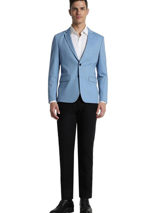 Peter England Men's Blazer (PIBZSNSPA62868_Blue 