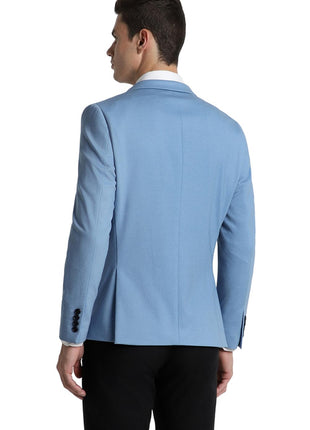 Peter England Men's Blazer (PIBZSNSPA62868_Blue 