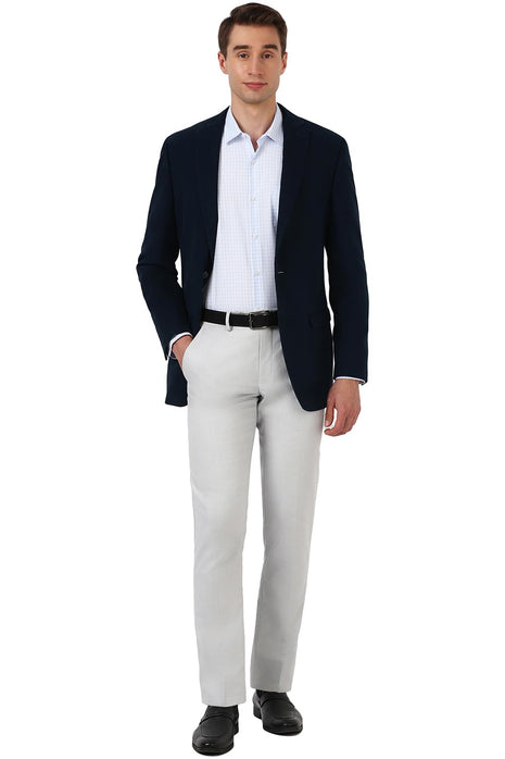 Peter England Men's Blazer (PIBZWTLPB69693_Navy 