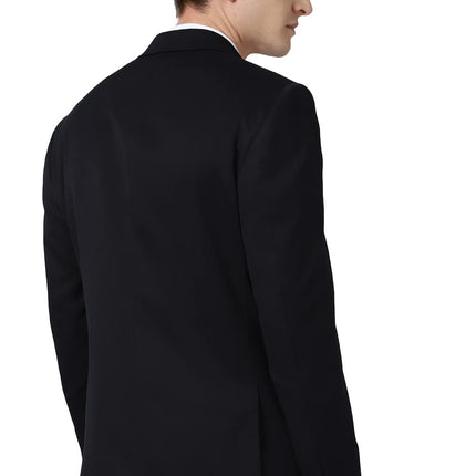 Peter England Men's Regular Blazer (PEBZOTLB076144_Medium Blue_40) 