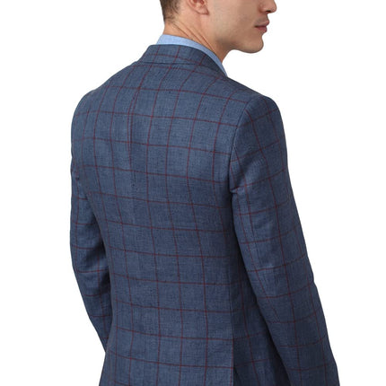 Peter England Men's Regular Blazer (PIBZLNSF476933_Navy_38) 