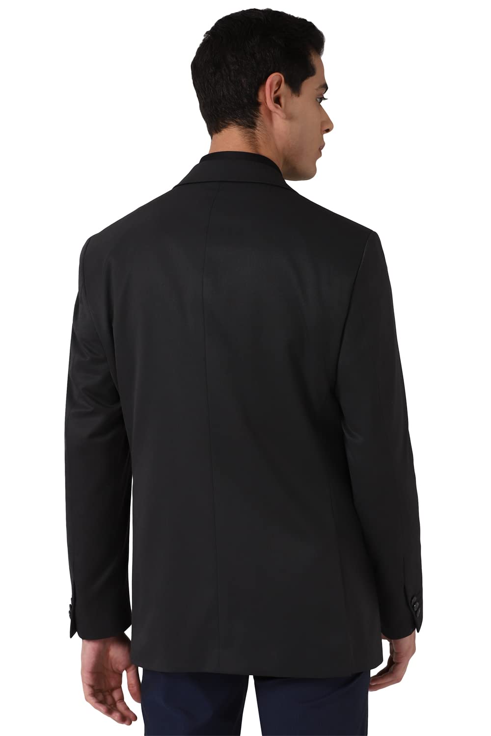 Peter England Men's Regular Blazer (Pebzotlby15203_Charcoal_40, Formal Blazer) 