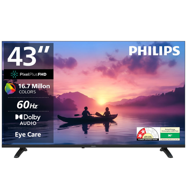 Philips 109 cm (43 inches) 6100 Series Frameless Full HD Smart LED Google TV 43PFT6130/94 