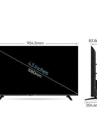 Philips 109 cm (43 inches) 6100 Series Frameless Full HD Smart LED Google TV 43PFT6130/94 