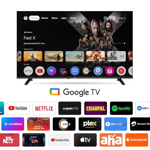 Philips 109 cm (43 inches) 6100 Series Frameless Full HD Smart LED Google TV 43PFT6130/94 