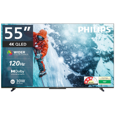 Philips 139 cm (55 inches) 8100 Series 4K Ultra HD Smart QLED Google TV 55PQT8100/94 