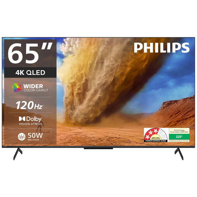 Philips 165 cm (65 inches) 8300 Series 4K Ultra HD Smart QLED Google TV 65PQT8300/94 