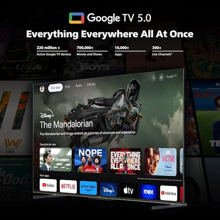 Philips 165 cm (65 inches) 8300 Series 4K Ultra HD Smart QLED Google TV 65PQT8300/94 