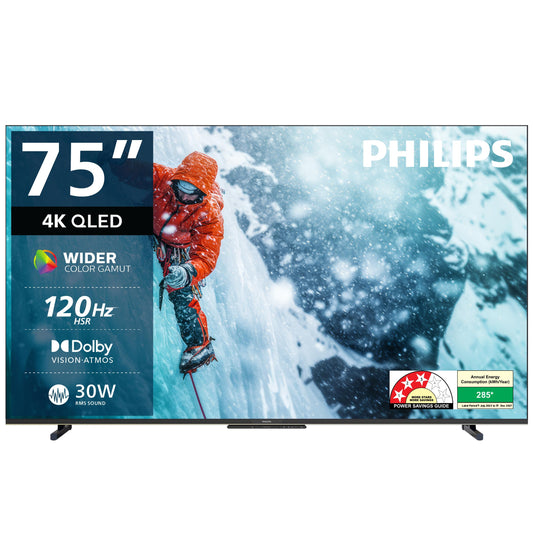 Philips 190 cm (75 inch) 8100 Series 4K Ultra HD Smart QLED Google TV 75PQT8100/94 
