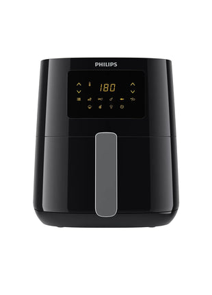 Philips Essential Air Fryer HD9252/70 with Rapid Air Technology, uses up to 90% less fat, 7 Presets Touch Screen 