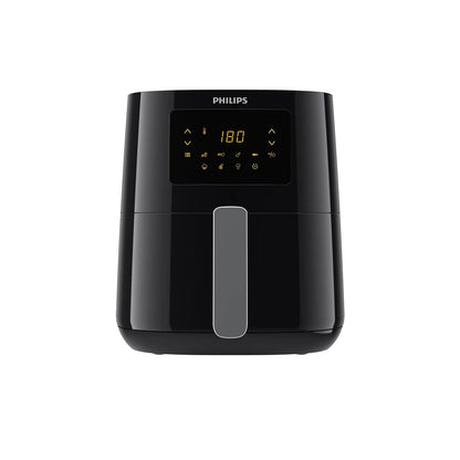 Philips Essential Air Fryer HD9252/70 with Rapid Air Technology, uses up to 90% less fat, 7 Presets Touch Screen 