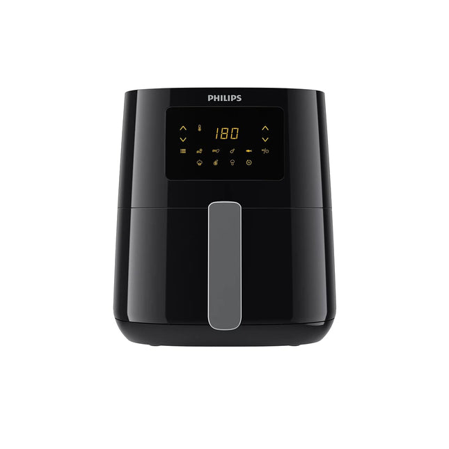Philips Essential Air Fryer HD9252/70 with Rapid Air Technology, uses up to 90% less fat, 7 Presets Touch Screen 