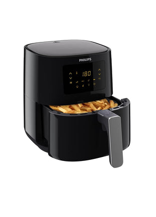 Philips Essential Air Fryer HD9252/70 with Rapid Air Technology, uses up to 90% less fat, 7 Presets Touch Screen 