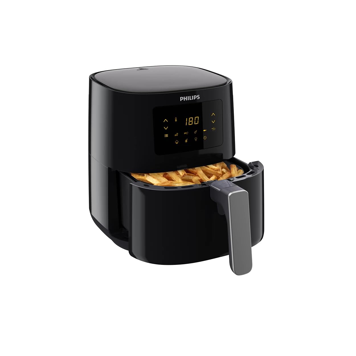 Philips Essential Air Fryer HD9252/70 with Rapid Air Technology, uses up to 90% less fat, 7 Presets Touch Screen 
