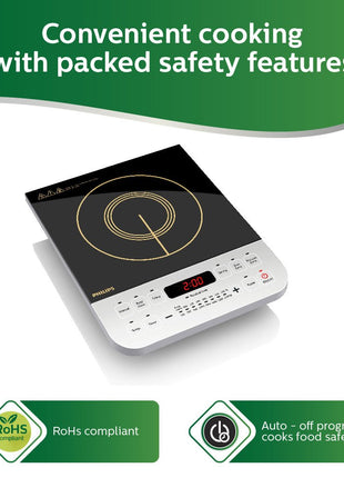 Philips HL7756/00 750-Watt Mixer Grinder + Philips Viva Collection HD4928/01 2100-Watt Induction Cooktop 