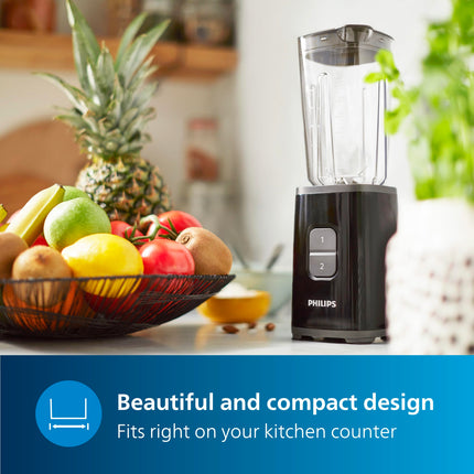 Philips HR2603/90 Electric Nutri-Blend, Mixer, Grinder & Blender | Smoothie Maker | 350W Power | 3-Jar Capacity | With Variable Speed Control | Perfect for Smoothies, Mixing & More 