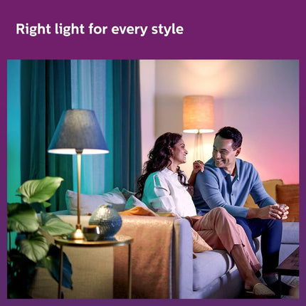 Philips Wiz Wi-Fi Enabled B22 9-Watt LED Smart Bulb, Compatible with Amazon Alexa and Google Assistant(16M Colours +Shades of White + Dimmable + Tunable),Pack of 1 