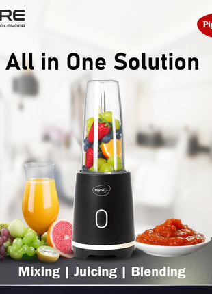 Pigeon By Stovekraft Pure | Grinder Juicer Blender Smoothie Maker All-in-1 Machine | 300 Watt | 1 Jars- Multiuse Jar 500ml, 1 Sipper, 1 Cap |1 Blades|1 Year Warranty 