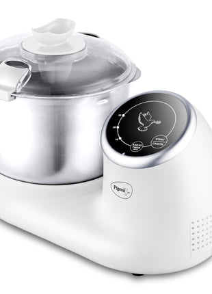 Pigeon by Stovekraft Magni Touch - Atta Kneader/Dough Maker, Indian's first touch control, Efficient 120W PMDC Motor, 3L 304 food grade SS blow, Unique 't' shaped arm for perfect mess free kneading. 