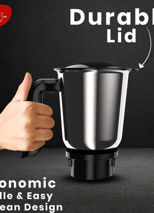 Pigeon by Stovekraft VIN Mixer Grinder Machine for Kitchen | 750 Watts | 3 MultiPurpose Jars for Juicing | Chutney Making | Dry Grinding | Wet Grinding | Mincing | Blender | Mixer | 2 Year Warranty 