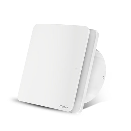 Polycab Freshly Prime 150mm Energy Efficient Exhaust fan for Kitchen, Bathroom | Noiseless ventilation, Sleek Design Easy to Clean | High Speed, Powerful Motor, 100% Copper, 3 Yrs Warranty【White】 