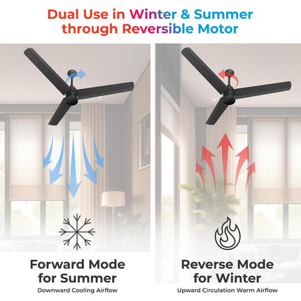 Polycab Silencio Mini 1200mm 5-Star BLDC, Remote Ceiling fan for home | 55% Energy Saving, 100% Copper, High Speed, 25 Speed Setting, Reversable & Timer | 4-yr Warranty【Matt Black】 