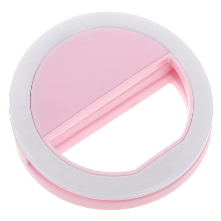 Portable LED Ring Selfie Light for All Smartphones, Tablets Enhancing Ring Light with 3 Level of Brightness for Photography Video Calling (Smart Phones Laptop Tablet) 
