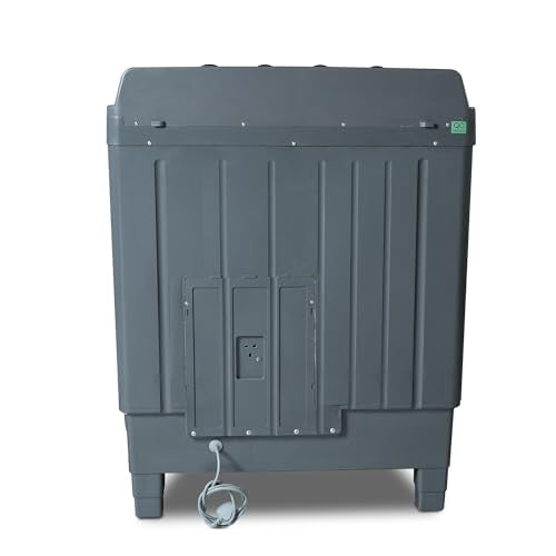 Power Guard 10.5 kg, 5 star, Semi-Automatic Top Load Washing Machine, Air Turbo Drying, Dark Gray, 2024 Model) 