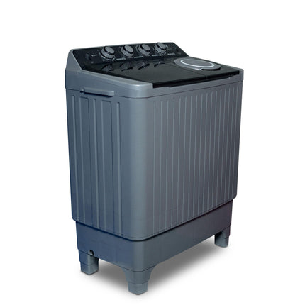 Power Guard 10.5 kg, 5 star, Semi-Automatic Top Load Washing Machine, Air Turbo Drying, Dark Gray, 2024 Model) 