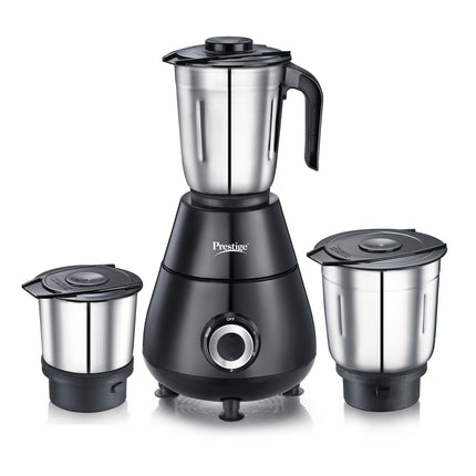 Prestige 500 Watts Apex Mixer Grinder with 3 Stainless Steel Jars|3 Super Efficient Blades|Sturdy Handles|Black| 