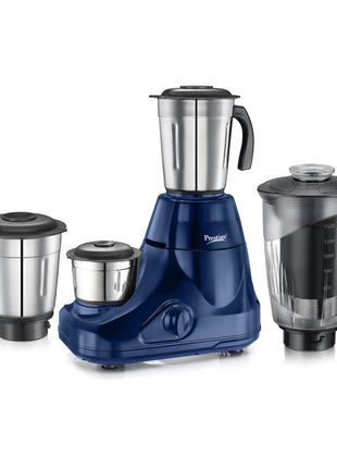 Prestige 750W Astra Neo Mixer Grinder with 4 Jars(3 Stainless Steel Jars,1 Juicer Jar)|1500ml wet Jar,1000ml dry jar,1500ml juice jar,300ml chutney jar|Stacking space for storage|2Y product warranty 