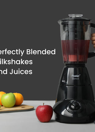 Prestige Iris 750 Watt 4 Jar Mixer Grinder | 3 Stainless Steel Multipurpose Jars and 1 Juicer Jar | Black | 750W 
