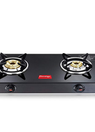 Prestige Marvel Plus Auto Ignition 2 Burner Glass top GTM 02 AI Black 