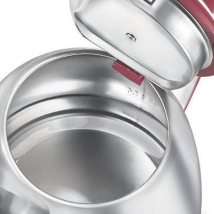 Prestige Stainless Steel 1.5 Litre Kettle 1500-Watts, Red 