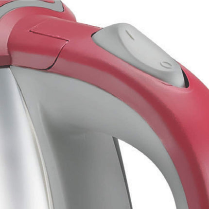 Prestige Stainless Steel 1.5 Litre Kettle 1500-Watts, Red 