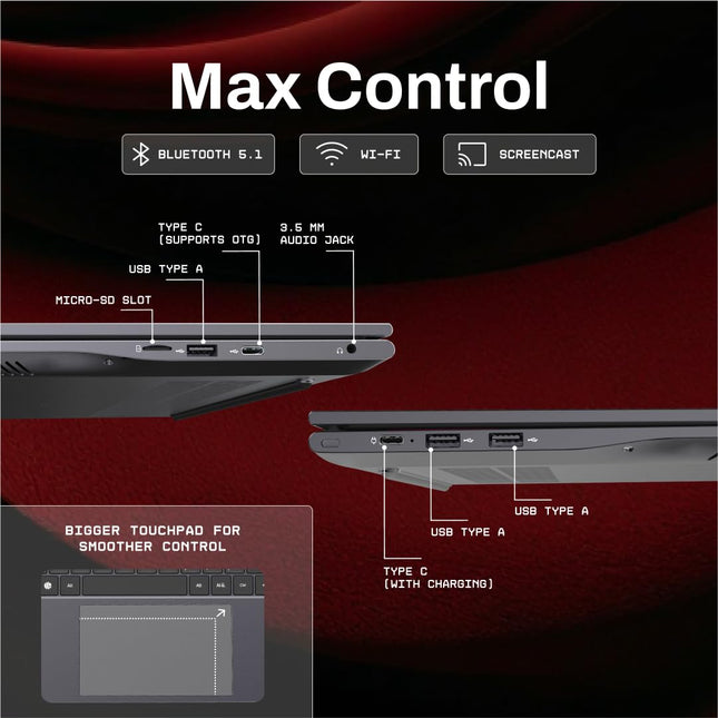 Primebook 2 Max 2025 (New Launch) | 8GB RAM, 256GB UFS Storage | 15.6-Inch Full HD IPS Display | 12hrs Battery | MediaTek Helio G99 | Android 15 (PrimeOS 3.0) | Backlit Keyboard | in-Built AI (Gray) 