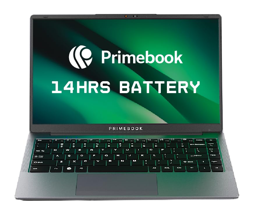 Primebook 2 Pro 2025 (New Launch) | 8GB RAM, 128GB UFS Storage | 14.1-Inch FHD IPS Display | 14 Hours Battery | MediaTek Helio G99 | Android 15 (PrimeOS 3.0) | Backlit Keyboard | in-Built AI (Gray) price under 20000