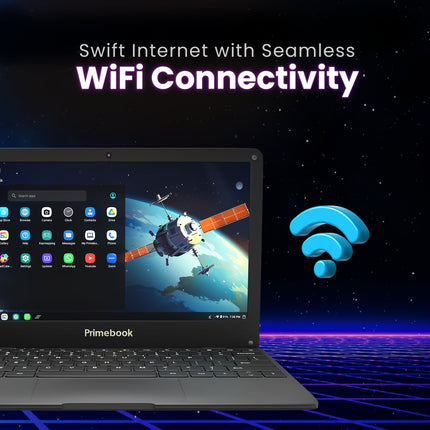 Primebook S WiFi, 2024(New) Android Based MediaTek MT8183 - (PrimeOS) Thin and Light Laptop (11.6 Inch, 1.065 Kg, Type C) (4GB/128GB eMMC Storage) 