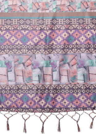 Priyashi Women Mysore Silk Art Silk Cotton Blend Printed Bollywood Saree With Blouse |saree for Women | silk saree | New Sari | Latest Saree_AZ-PY-P1-PUSHPA 09 