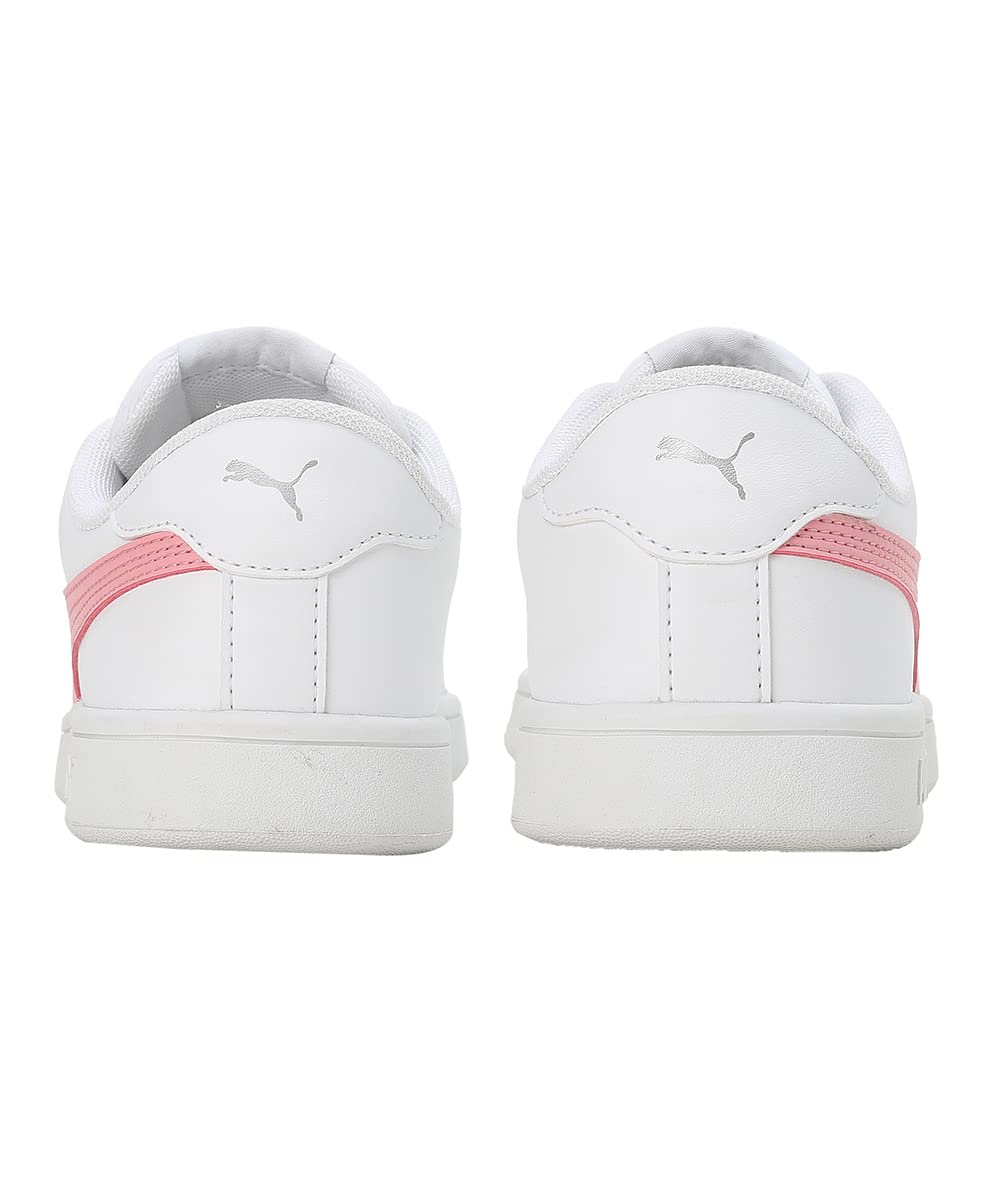 Puma Smashic Womens Sneaker White Peony Matte Silver 4UK 