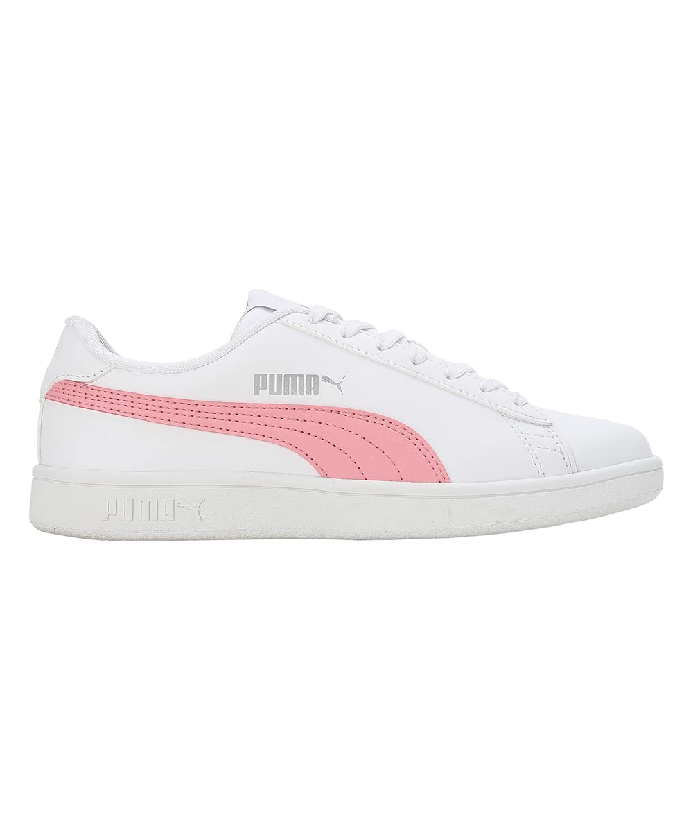Puma Smashic Womens Sneaker White Peony Matte Silver 4UK 