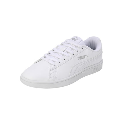 Puma Unisex-Adult Smashic White-Matte Silver Sneaker - 7UK (39437102) 