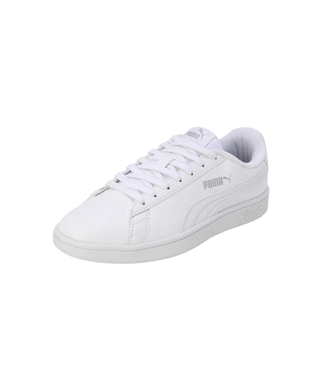 Puma Unisex-Adult Smashic White-Matte Silver Sneaker - 7UK (39437102) 