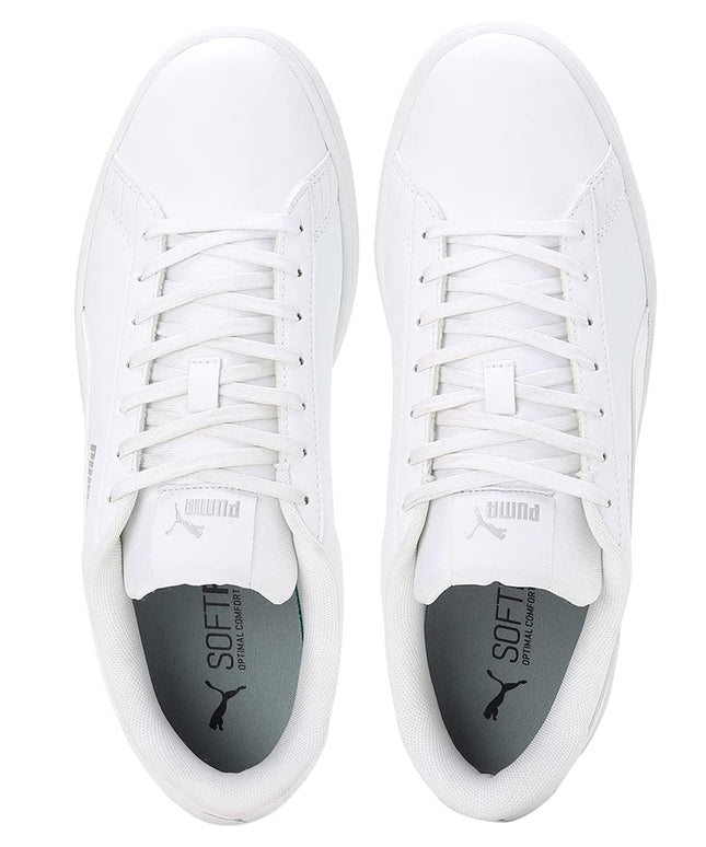Puma Unisex-Adult Smashic White-Matte Silver Sneaker - 7UK (39437102) 