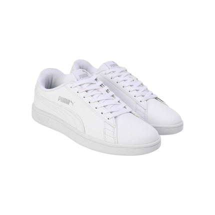 Puma Unisex-Adult Smashic White-Matte Silver Sneaker - 7UK (39437102) 