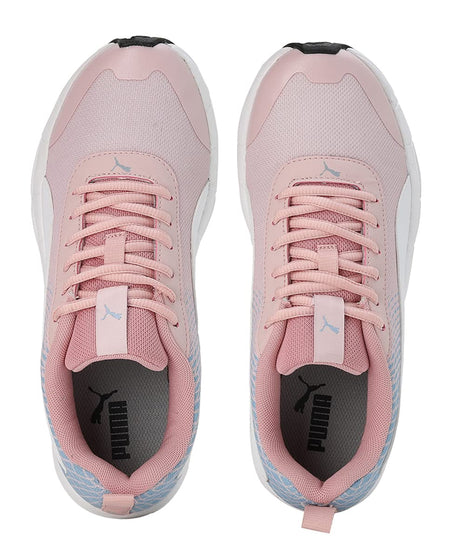 Puma Womens Supernal V3 Running Shoe Lotus Blue Fog White Black UK 5 