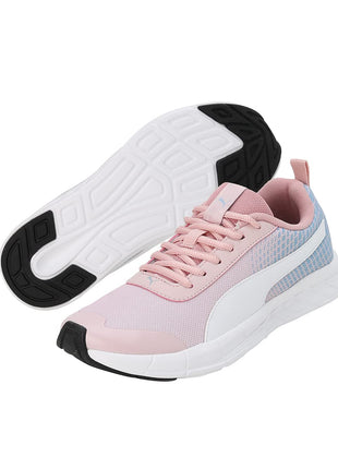 Puma Womens Supernal V3 Running Shoe Lotus Blue Fog White Black UK 5 