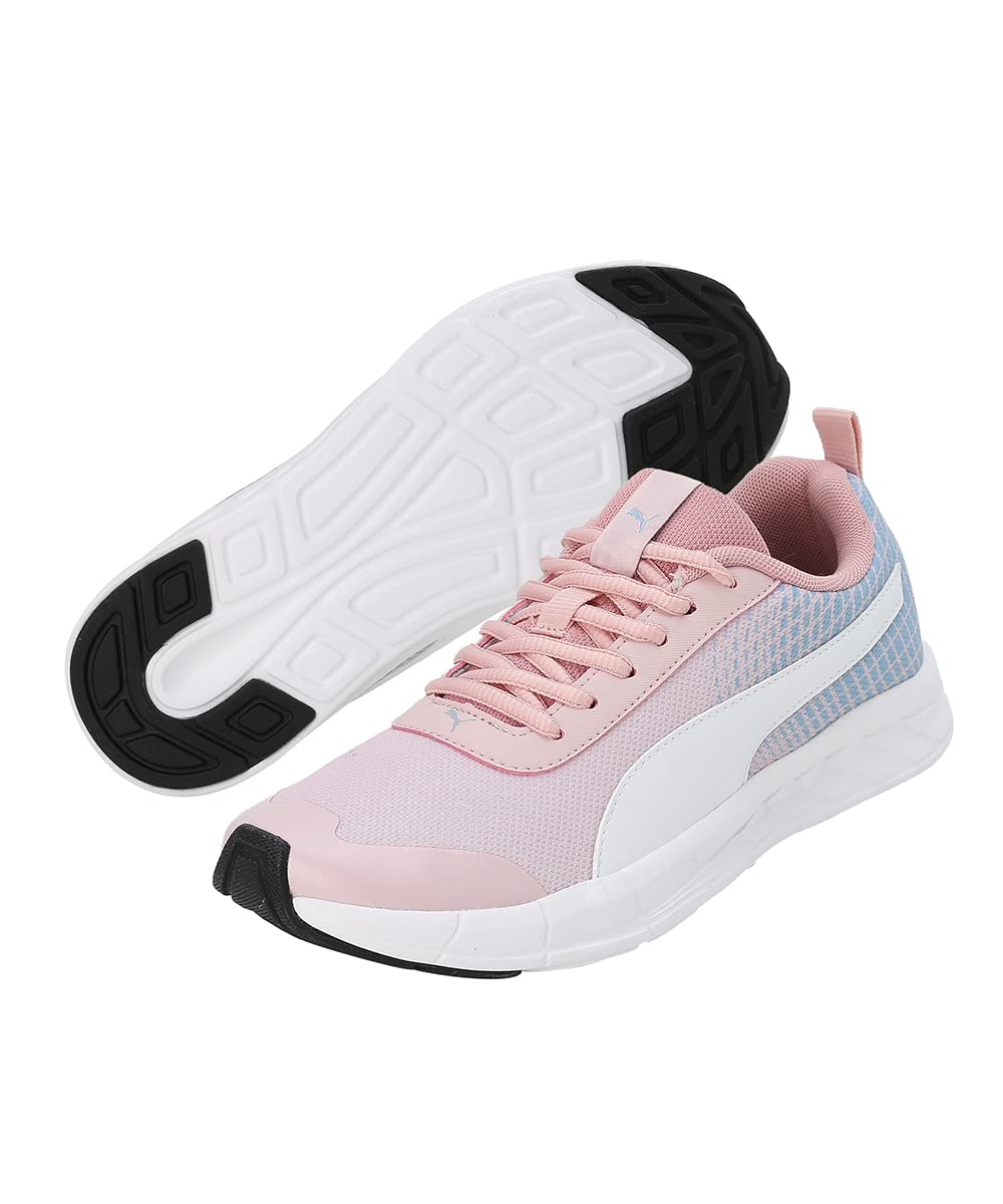 Puma Womens Supernal V3 Running Shoe Lotus Blue Fog White Black UK 5 